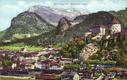 ** T1/T2 Kufstein Mit Kaisergebirge / Castle, Railway With Trains - Zonder Classificatie