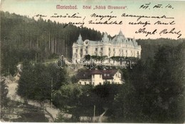 T2/T3 Marianske Lazne, Marienbad; Hotel Schloss Miramonte, Tiroler Hof - Non Classés