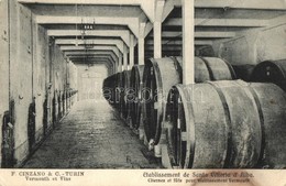 ** T3 Torino, Turin; Etablissement De Santa Vittoria D'Alba, Citernes Et Futs Pour Vieillissement Vermouth, F. Cinzano & - Non Classés