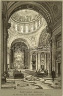 ** T1 Torino, Turin; Santuario Basilica, Di Maria Ss. Ausiliatrice / Church Interior, Litho, Artist Signed - Zonder Classificatie