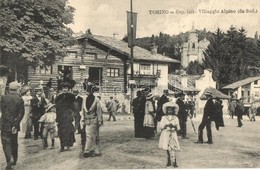 * T2 1911 Torino, Turin; Esposizione, Villaggio Alpino / Alpine Village, Expo - Zonder Classificatie