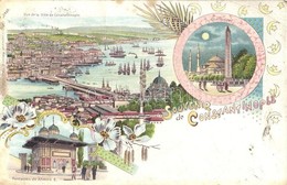 T3 1899 Constantinople, Istanbul; Vue De La Ville De Constantinople, Fontaines De Ahmed III, Obélisques / General View,  - Zonder Classificatie