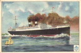 * T2/T3 Colombo Kétcsavaros Luxusgőzös / SS Colombo Luxury Steamship. Navigazione Generale Italiana (EK) - Zonder Classificatie