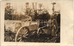 * T2 1917 Galícia. Sebesült Osztrák-magyar Katonák Szállítása / WWI Transporting The Injured Austro-Hungarian K.u.K. Sol - Non Classés