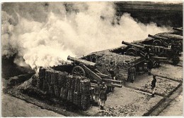 * T2 K.u.K. Festungs-Artillerie / Osztrák-magyar Erőd Tüzérségi ágyúk Katonákkal / Austro-Hungarian Fortification Artill - Unclassified