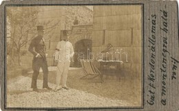 T2/T3 1911 Avtovac, Gát. Kordonállomás A Montenegrói Határon / Austro-Hungarian K.u.K. Soldiers At The Cordon Station By - Non Classés