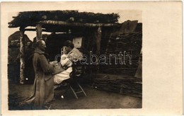 ** T2 Bevetés Előtti Gyónás A Tábori Misén / WWI Austro-Hungarian K.u.K. Soldier Confess To The Priest At The Field Mass - Non Classificati