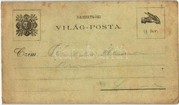 * T2/T3 Nemzetközi Világposta Levelezőlap / Hungarian Greeting Postcard 3 Kr.  (EK) - Unclassified