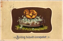 T2 Boldog Húsvéti ünnepeket! / Easter Greeting Art Postcard, Chicken. Emb. Litho - Unclassified