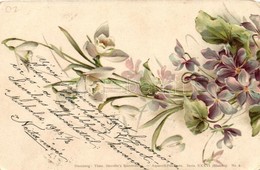 T2/T3 Flower, Theo. Stroefer's Kunstverlag Aquarell-Postkarte Serie XXXVI. (Blumen) No. 4. Litho (EK) - Non Classificati