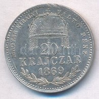 1869KB 20kr Ag 'Magyar Királyi Váltó Pénz' T:2,2- K.
Adamo M10.1 - Unclassified