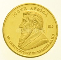 Libéria 2005. 10$ Au 'Dél-Afrika - Krugerrand' (0,5g/0.585) T:PP
Liberia 2005. 10 Dollars Au 'South Africa - Krugerrand' - Non Classés