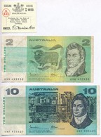 Ausztrália 1985. 2D + 10D + Keeling Cocos Islands 1902. 1/10R Modern Szükségpénz T:III,II
Australia 1985. 2 Dollars + 10 - Non Classificati