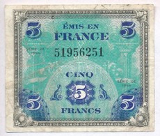 Franciaország / Szövetséges Katonai Kiadás 1944. 5Fr T:III-
France / Allied Military Currency 1944. 5 Francs C:VG
Krause - Non Classés