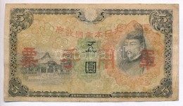 Kína / Japán Megszállás 1938-1944. 5Y T:III-
China / Japanese Occupation 1938-1944. 5 Yen C:VG - Non Classés