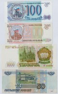 Oroszország 1993. 100R + 200R + 1000R + 1997. 50R T:I--III
Russia 1993. 100 Rubles + 200 Rubles + 1000 Rubles + 1997. 50 - Unclassified