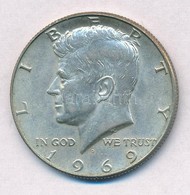 Amerikai Egyesült Államok 1969D. 1/2$ Ag 'Kennedy' T:1-
USA 1969D. 1/2 Dollar Ag 'Kennedy' C:AU - Non Classificati