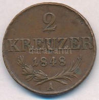 Ausztria 1848A 2kr Cu T:2 Ph., Karc
Austria 1848A 2 Kreuzer Cu C:XF Edge Error, Scratch 
Krause KM#2188 - Non Classés