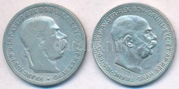 Ausztria 1893-1915. 1K Ag 'Ferenc József' (2xklf) T:3,1-
Austria 1893-1915. 1 Corona Ag 'Franz Joseph' (2xdiff) C:F,AU - Unclassified