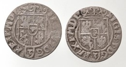 Lengyel Királyság 1623. Poltorak Ag (1,11g) + 1626. Poltorak Ag 'III. Zsigmond' (1,03g) T:2,2-
Poland 1623. Poltorak Ag  - Non Classés