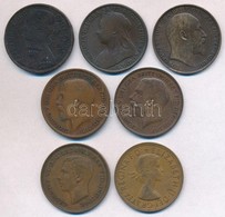 Nagy-Britannia 1863-1962. 1p Br (7xklf) T:2-,3
Great Britain 1863-1962. 1 Penny Br (7xdiff) C:VF,F - Non Classés