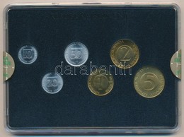 Szlovénia 1992. 10s-5T (6xklf) Forgalmi Szett, Műanyag Tokban T:1
Slovenia 1992. 10 Stotinov - 5 Tolarjev (6xdiff) Coin  - Non Classés