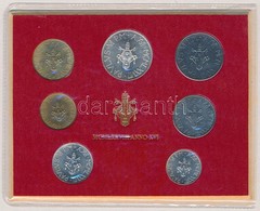 Vatikán 1978. 5L-500L (7xklf) Forgalmi Szett T:1,1-
Vatican 1978. 5 Lire-500 Lire (7xdiff) Coin Set C:UNC,AU - Non Classés