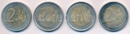 2002-2008. 2E (4xklf) Németország, Olaszország, Spanyolország, Szlovénia T:1-,2
2002-2008. 2 Euro (4xdiff) Germany, Ital - Non Classés