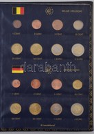 Euro érmék 12 Országól 'Leuchtturm' Albumba Rendezve, Több Sorból Hiányzik 1-1 érme, Illetve Nem Minden érme Azonos évbő - Non Classés
