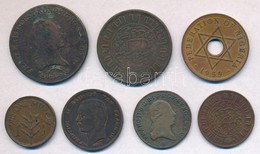 7db-os Vegyes Bronz- és Rézpénz Tétel, Közte Ausztria, Görögország, Nigéria, Palesztina T:2-3
7pcs Of Various Bronze And - Non Classés