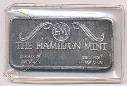 Amerikai Egyesült Államok DN 'The Hamilton Mint / Stone Mountain' Befektetési Ezüsttömb (32g/0.999/51x25mm) T:1-,2(PP) P - Zonder Classificatie