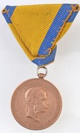 1873. 'Hadiérem' Br Katonai érdemérem Nem Hozzá Illő Mellszalaggal T:1-,2
Hungary 1873. 'Military Medal' Br Medal With N - Autres & Non Classés