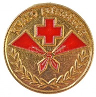 ~1960-1970. 'Kiváló Egészségőr' Festett, Aranyozott Fém Jelvény (24mm) T:1-,2 - Unclassified