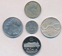 Vegyes 5db-os Tétel, Benne Fe Hamis Kínai érmék (fake Chinese Coins), Osztrák és Szovjet Pénzérmék T:vegyes - Zonder Classificatie