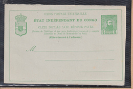 CONGO   Entier NEUF  Sur CPA    5 Centimes - Stamped Stationery