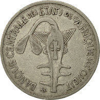 West African States, 100 Francs, 1968, TB, Nickel, KM:4 - Ivory Coast