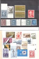 Norge Norway Small Lot Mint Stamps, Se Scan - Face Value About 75 NOK - Verzamelingen