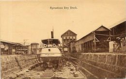 CPA Guyane Guyana Non Circulé Sprostons Dry Dock éditeur Gonsalves - Saint Laurent Du Maroni