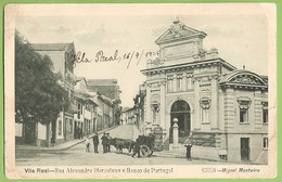 Vila Real - Rua Alexandre E Herculano E Banco De Portugal (peq. Defeitos) - Vila Real