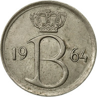 Belgique, 25 Centimes, 1964, Bruxelles, TB+, Copper-nickel, KM:154.1 - 25 Cents