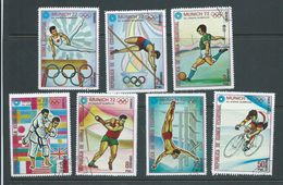 Equatorial Guinea 1972 Munich Olympics Second Issued Set 7 FU - Summer 1972: Munich