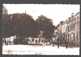 Tholen - Markt Met Gezicht Op Den Toren Der Herv. Kerk - Echte Foto - Reproductie Oude Postkaart - Tholen