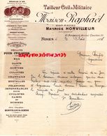 30- NIMES- RARE LETTRE MANUSCRITE MASION RAPHAEL-MAURICE HORVILLEUR- TAILLEUR CIVIL ET MILITAIRE- CYCLISTE-1898 - 1800 – 1899