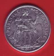 - POLYNESIE FRANCAISE - 2 Francs - 1993 - - Polinesia Francesa