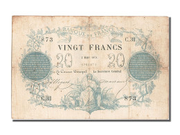 France, 20 Francs, ...-1889 Circulated During XIXth, 1871, 1871-03-02, TB - ...-1889 Francs Im 19. Jh.