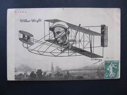 CPA - Illustrateur : DE LABIRINGUE - Wilbur WRIGHT - Aviateurs