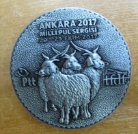 AC - NATIONAL STAMP EXHIBITION ANKARA 2017 - 20 - 29 OCTOBER 2017 ANKARA GOAT MEDALLION - Monarquía/ Nobleza