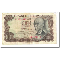 Billet, Espagne, 100 Pesetas, 1970-11-17, KM:152a, TB - 100 Peseten