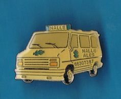 PIN'S //  ** AMBULANCE ** NALLE ** ALES ** - Pompiers