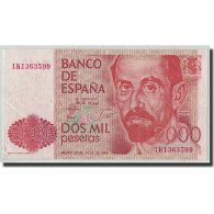 Billet, Espagne, 2000 Pesetas, 1980, 1980-07-22, KM:159, TTB+ - [ 4] 1975-…: Juan Carlos I.